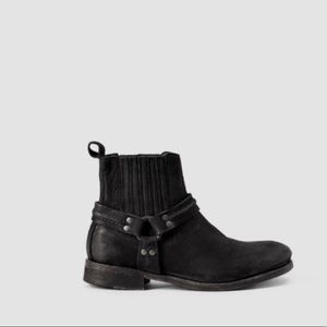 All Saints suede black boots
